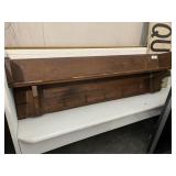 Antique Mantle Style Coat Rack