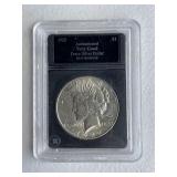 Graded Slabbed Peace Dollar