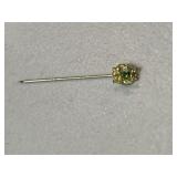 Antique Estate Emerald Stick Pin
