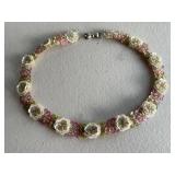 Victorian Antique Flower Necklace