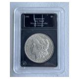 Graded Morgan Silver Dollar