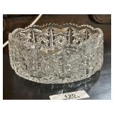 Vintage Brilliant Cut Crystal Bowl