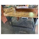 Corner Desk & Shelf