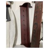 Wood Coat Rack & Shelf