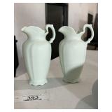2 Piece Porcelain Creamers