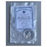 Pope Leo 1oz. Silver Coin