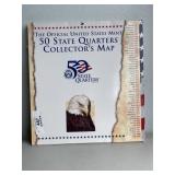 State Quarters Collection Map Set