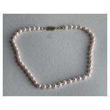 Vintage Hand Knotted Pearl Necklace