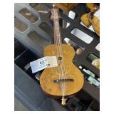 Vintage Guitar Shaped Musical Box