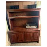 Entertainment Cabinet & Vintage Stereo