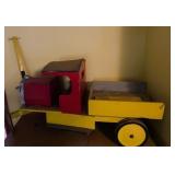 Large Vintage Wood Pull Toy