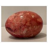 Large Carved Stone Egg