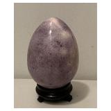 Large Carved Stone Egg