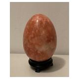 Large Carved Stone Egg