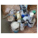Lot of Spray Paint, Bag of Mulch & Miscellaneous