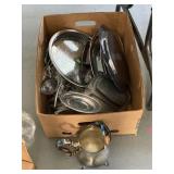 Box of Full Silver Plated Kitchenware
