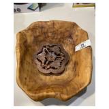 Enrico Wood Bowl & Trivet