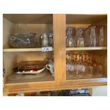 2 Shelves of Collectible Glass & Miscellaneous