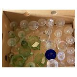Box Full of Collectible Glassware