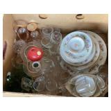 Box Full of Miscellaneous Collectible Glassware