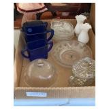 Flat of Miscellaneous Glassware