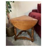 Triangular Folding End Table