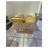 Large Box of Vintage Tupperware
