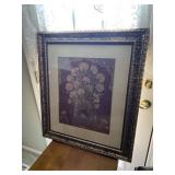 Framed Floral Print