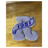 1951 Reitz Letterman Patch