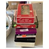 4 Small Boxes of Vintage Christmas Bulbs