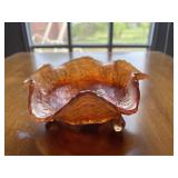 Fenton Art Glass Footed Dish