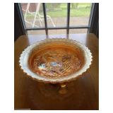 Double Dutch Imperial Glass Carnival Bowl