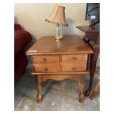 Lamp, 2 Lamp Tables & Miscellaneous