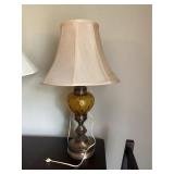 Vintage Glass Font Table Lamp