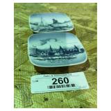 Vintage Royal Copenhagen Trinket Dishes