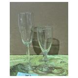 Vintage Crystal Stem Glasses