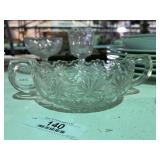 Imperial Glass Vintage Double Handle Bowl