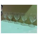 Vintage Anchor Hocking Bubble Foot Stems