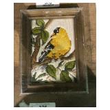 Vintage Framed Needlepoint