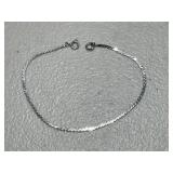 Sterling Silver Herringbone Bracelet