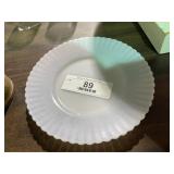 Scalloped Opalescent Serving Dish