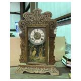 Antique Sessions Oak Gingerbread Clock