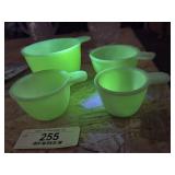 Uranium Glass Measuring Cups