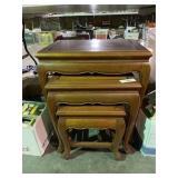 3 Piece Cherry Nesting Tables