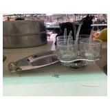 Vintage Lazy Susan & Serving Tray