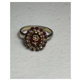 American Beauty Rose Ring