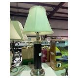 Black & Silver Lamp & Shade
