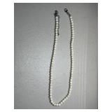 White Howlite Vintage Necklace