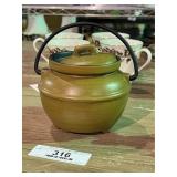 California Pottery Kettle & Lid
