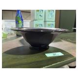 Black Amethyst Footed Centerpiece Bowl
